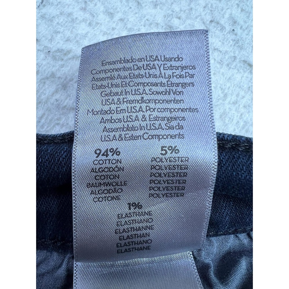 Mother The Mid Rise Rider Ankle Jeans Womens 28 Blue Night In Paris Stretch - Picture 9 of 16